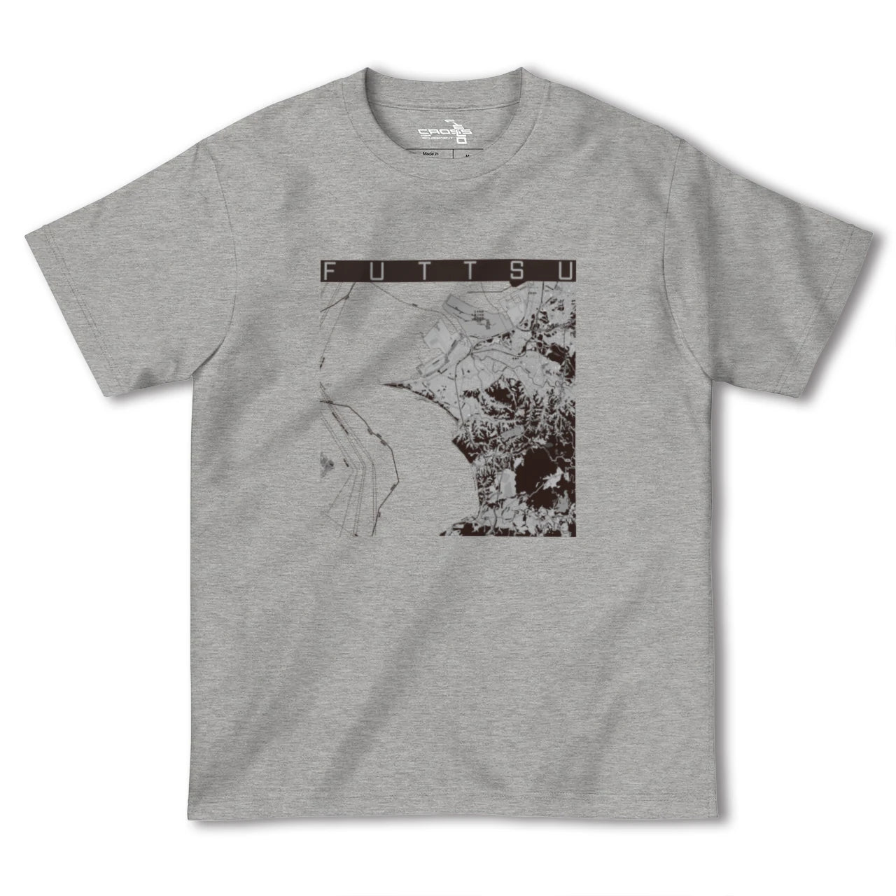 【富津(千葉県)】地図柄ヘビーウェイトTシャツ