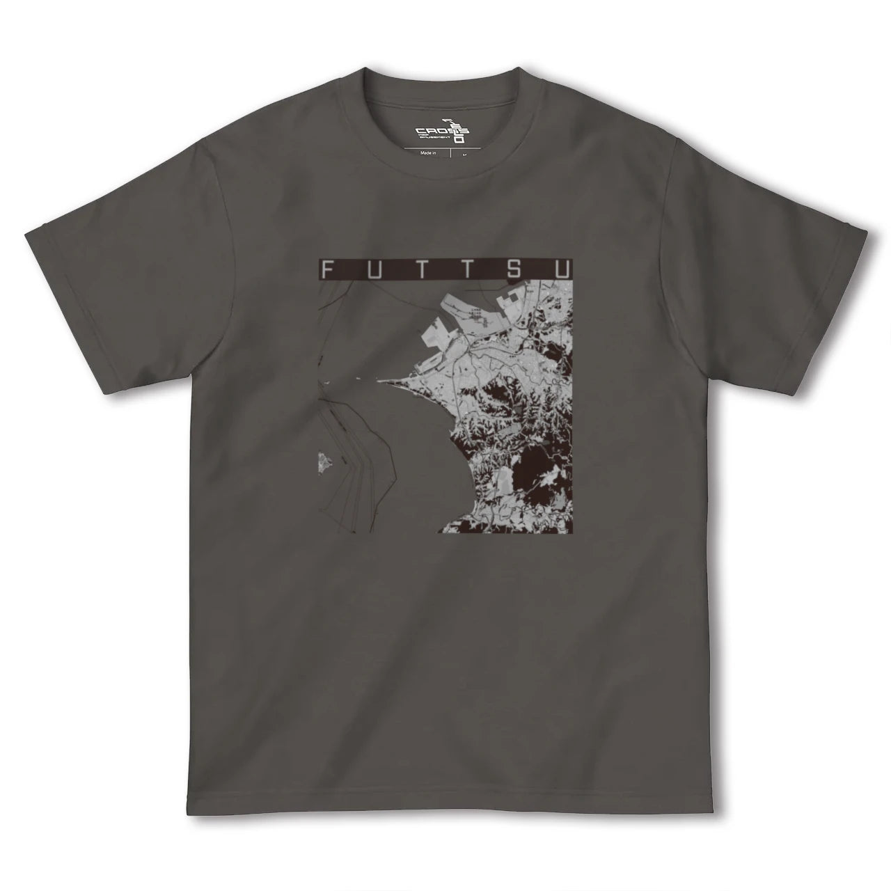 【富津(千葉県)】地図柄ヘビーウェイトTシャツ