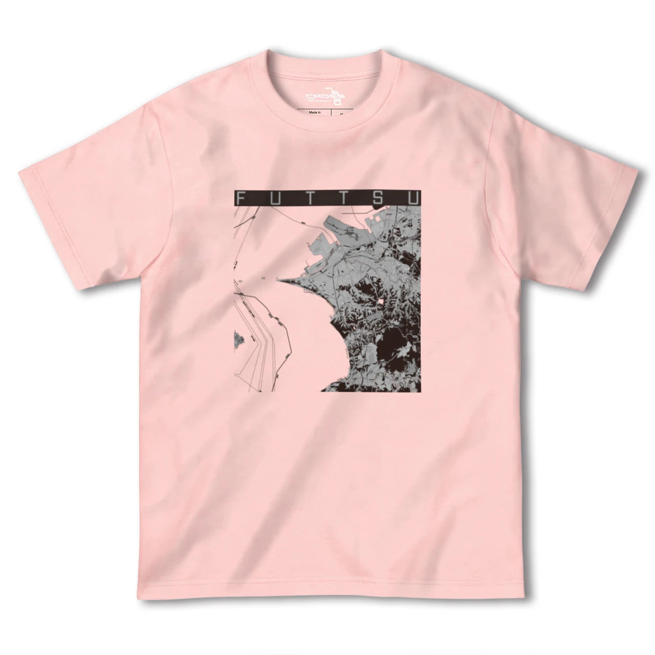 【富津(千葉県)】地図柄ヘビーウェイトTシャツ