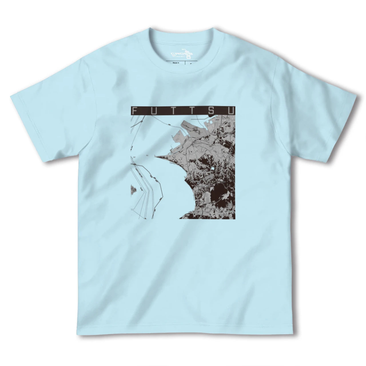 【富津(千葉県)】地図柄ヘビーウェイトTシャツ