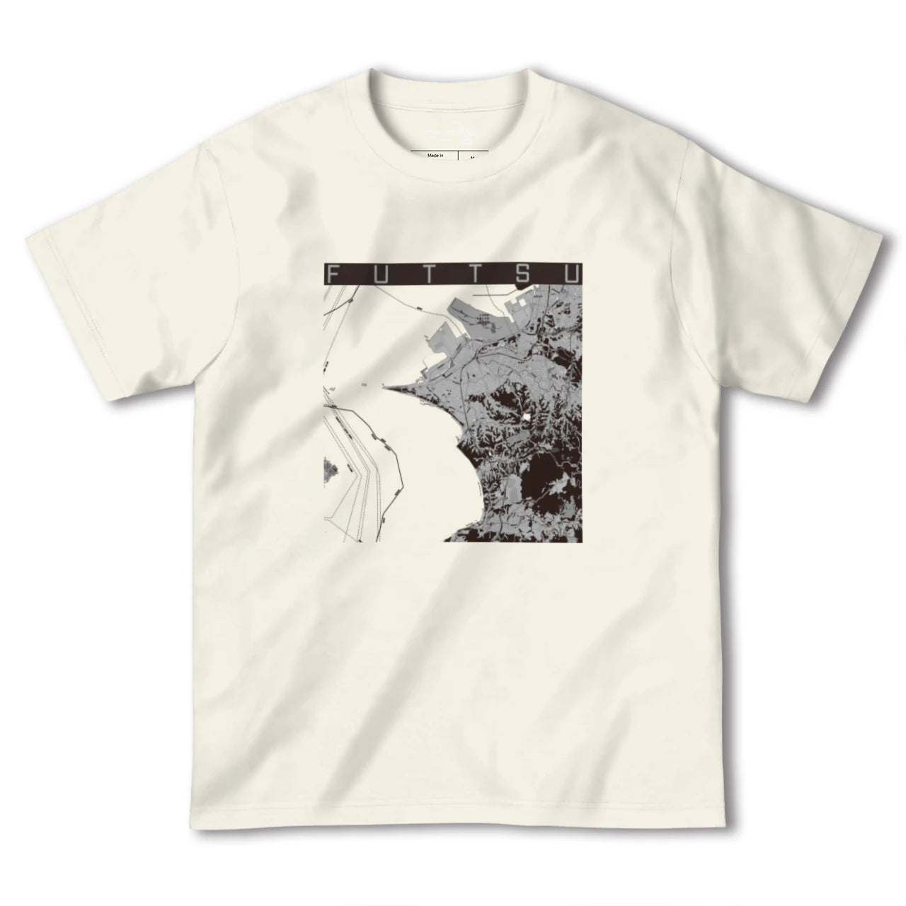 【富津(千葉県)】地図柄ヘビーウェイトTシャツ