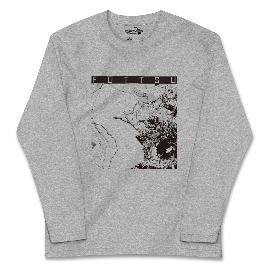 【富津(千葉県)】地図柄ロングスリーブTシャツ