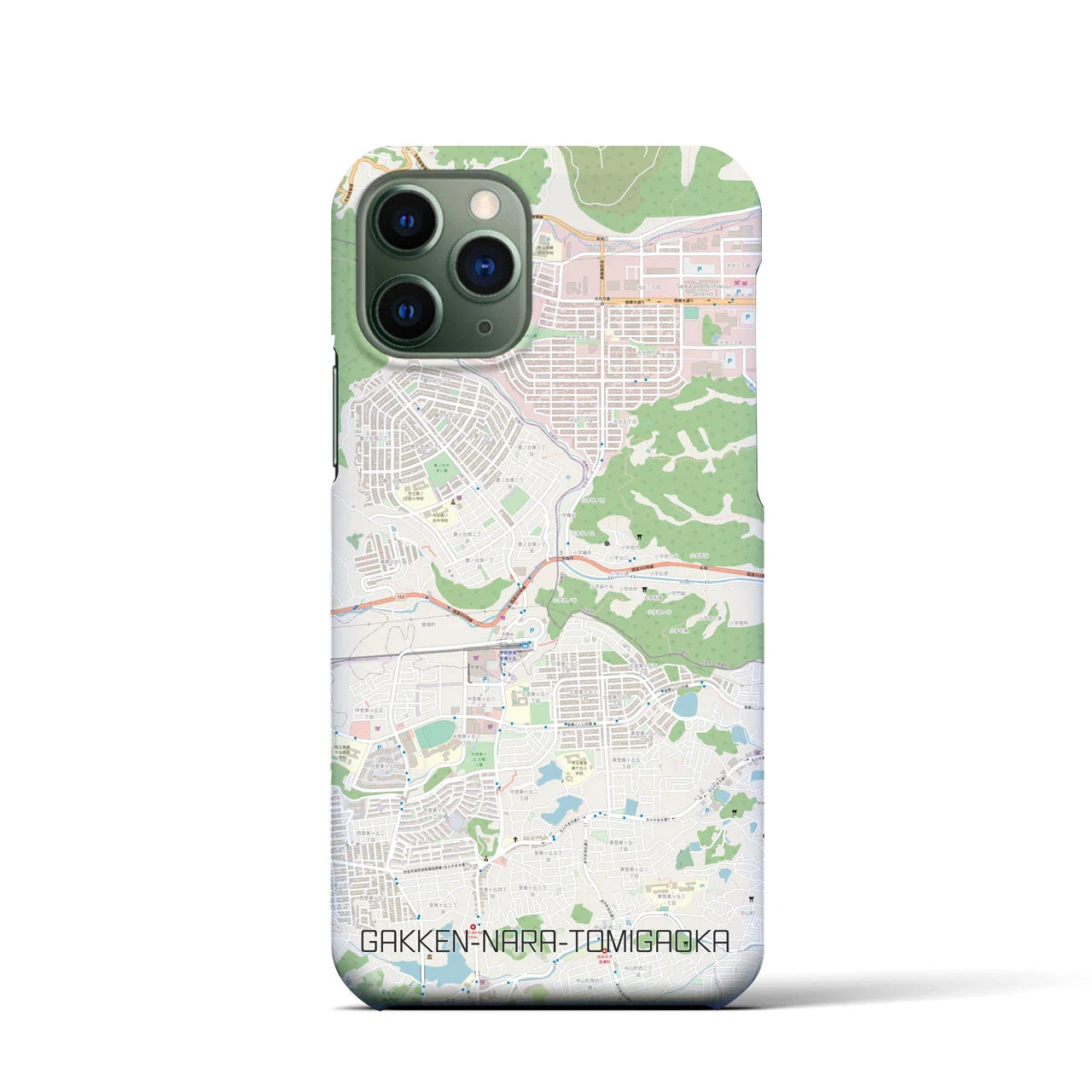 【学研奈良登美ヶ丘(奈良県)】地図柄iPhoneケース(バックカバータイプ)