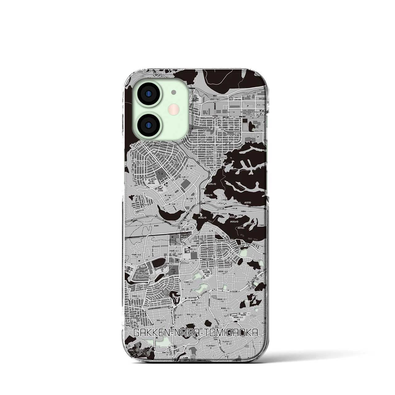 【学研奈良登美ヶ丘(奈良県)】地図柄iPhoneケース(クリアタイプ)