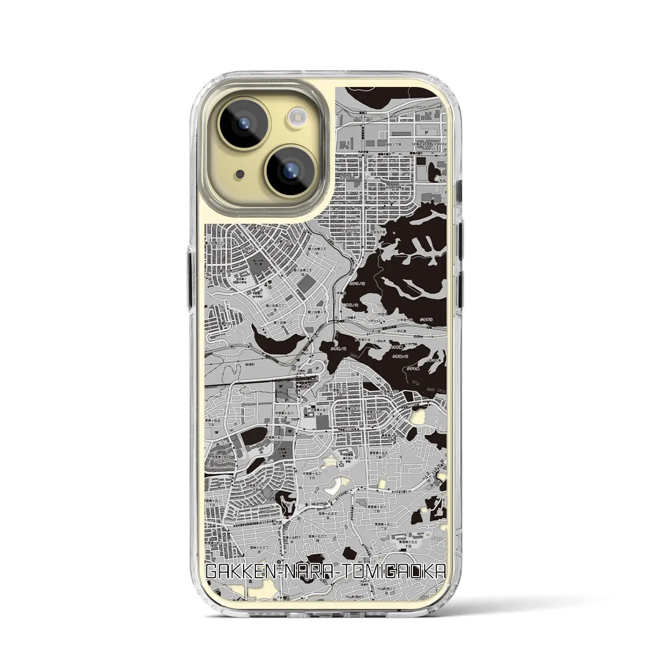 【学研奈良登美ヶ丘(奈良県)】地図柄iPhoneケース(MagSafeタイプ)