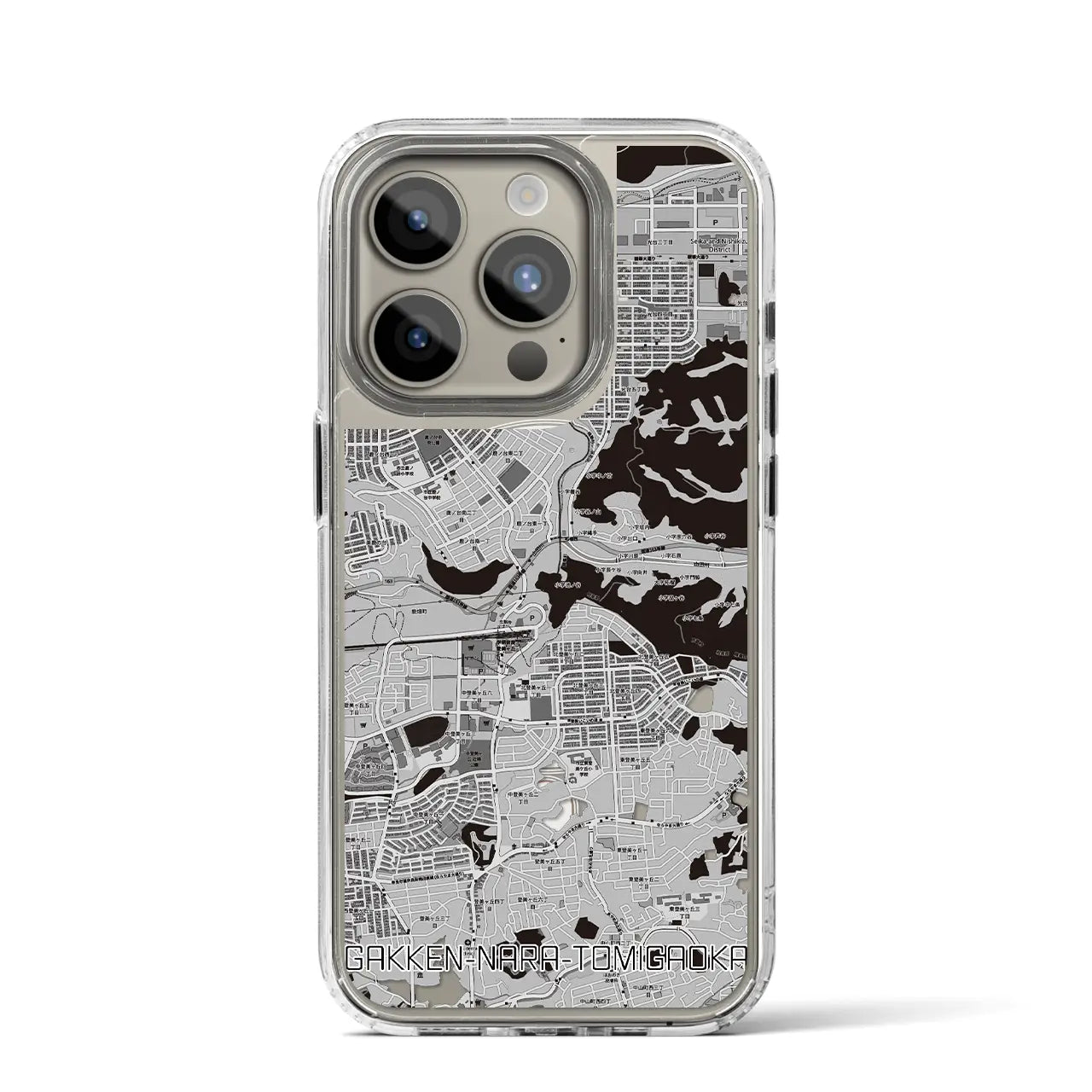 【学研奈良登美ヶ丘(奈良県)】地図柄iPhoneケース(MagSafeタイプ)