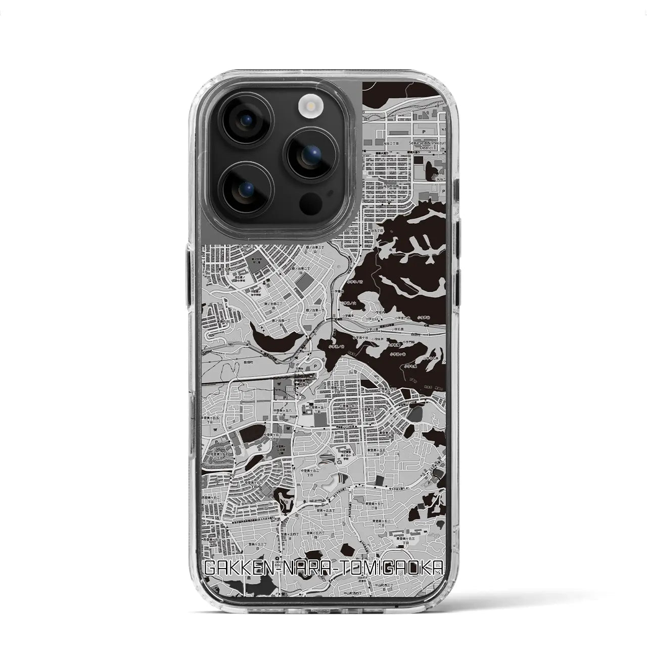 【学研奈良登美ヶ丘(奈良県)】地図柄iPhoneケース(MagSafeタイプ)