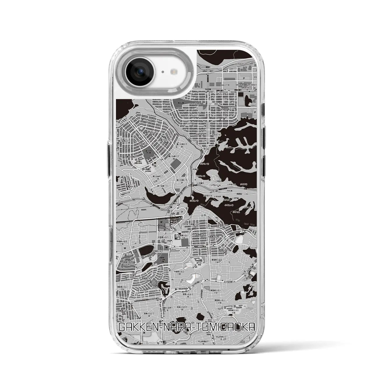 【学研奈良登美ヶ丘(奈良県)】地図柄iPhoneケース(MagSafeタイプ)