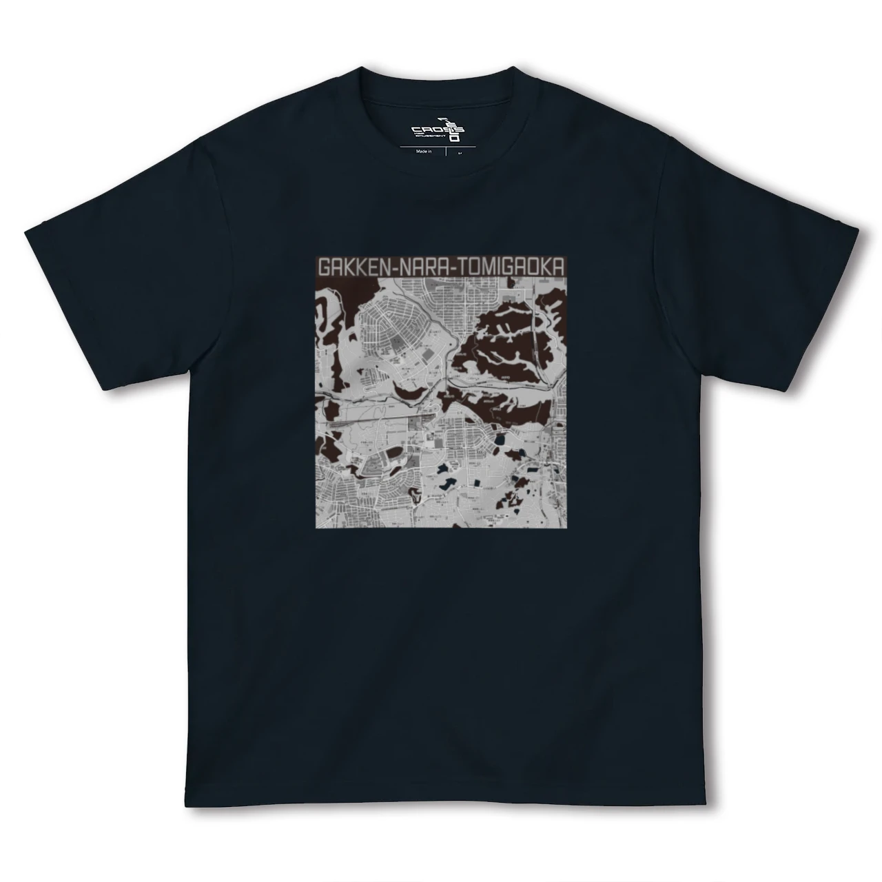 【学研奈良登美ヶ丘(奈良県)】地図柄ヘビーウェイトTシャツ