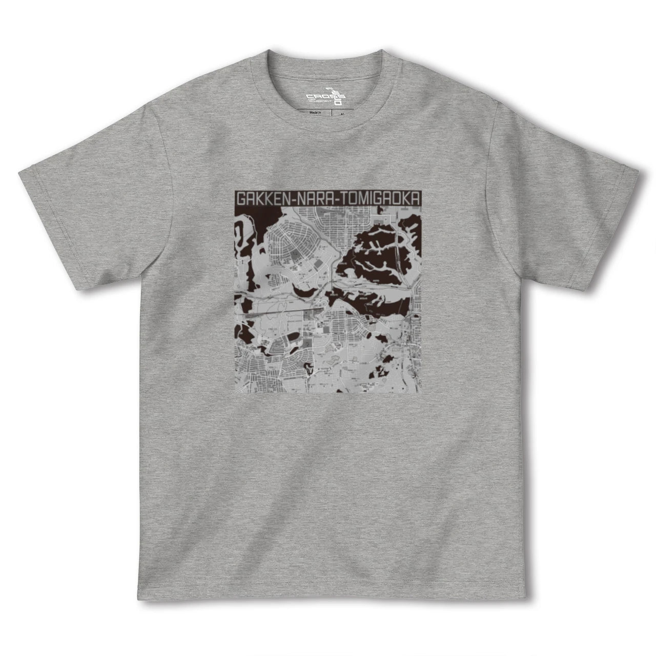 【学研奈良登美ヶ丘(奈良県)】地図柄ヘビーウェイトTシャツ