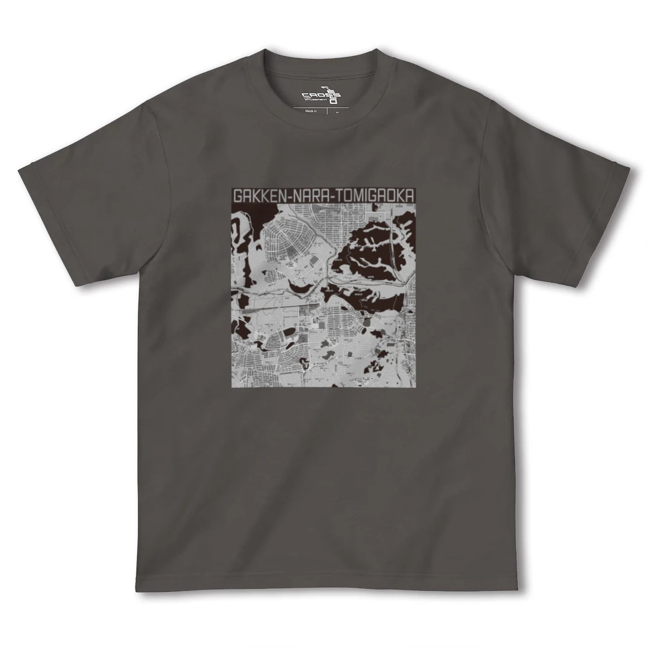 【学研奈良登美ヶ丘(奈良県)】地図柄ヘビーウェイトTシャツ