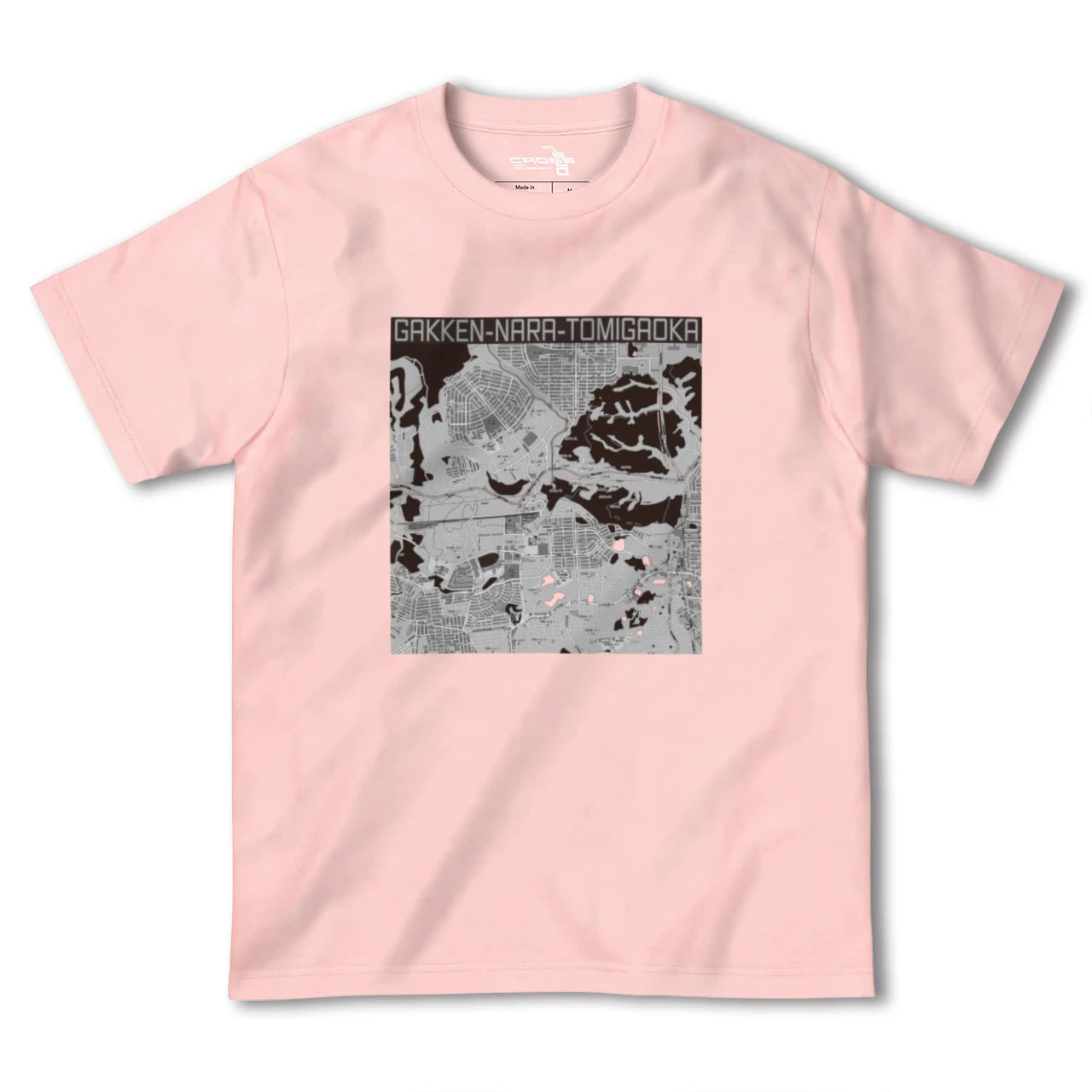 【学研奈良登美ヶ丘(奈良県)】地図柄ヘビーウェイトTシャツ
