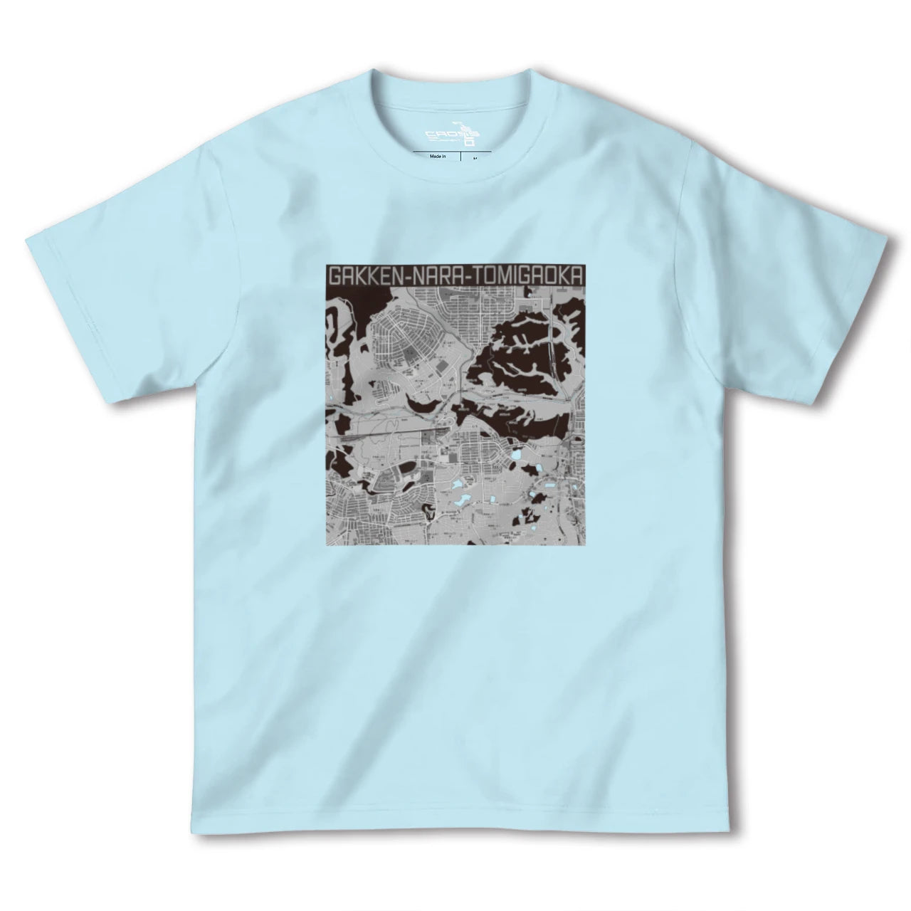 【学研奈良登美ヶ丘(奈良県)】地図柄ヘビーウェイトTシャツ