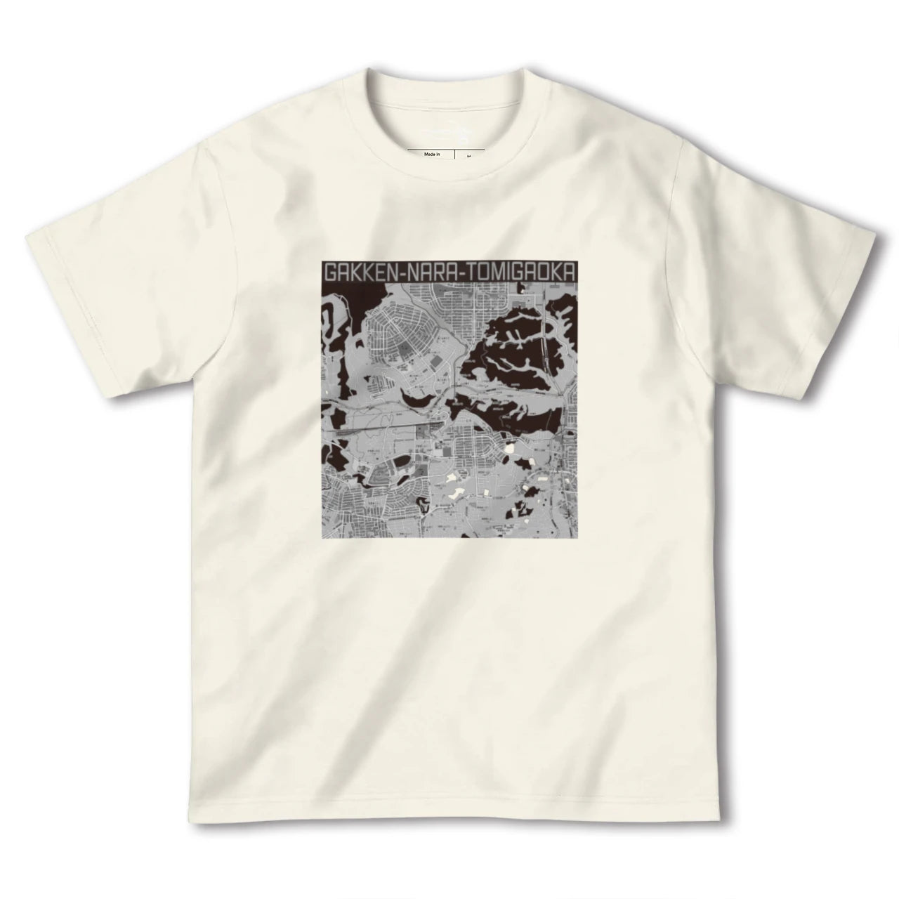 【学研奈良登美ヶ丘(奈良県)】地図柄ヘビーウェイトTシャツ
