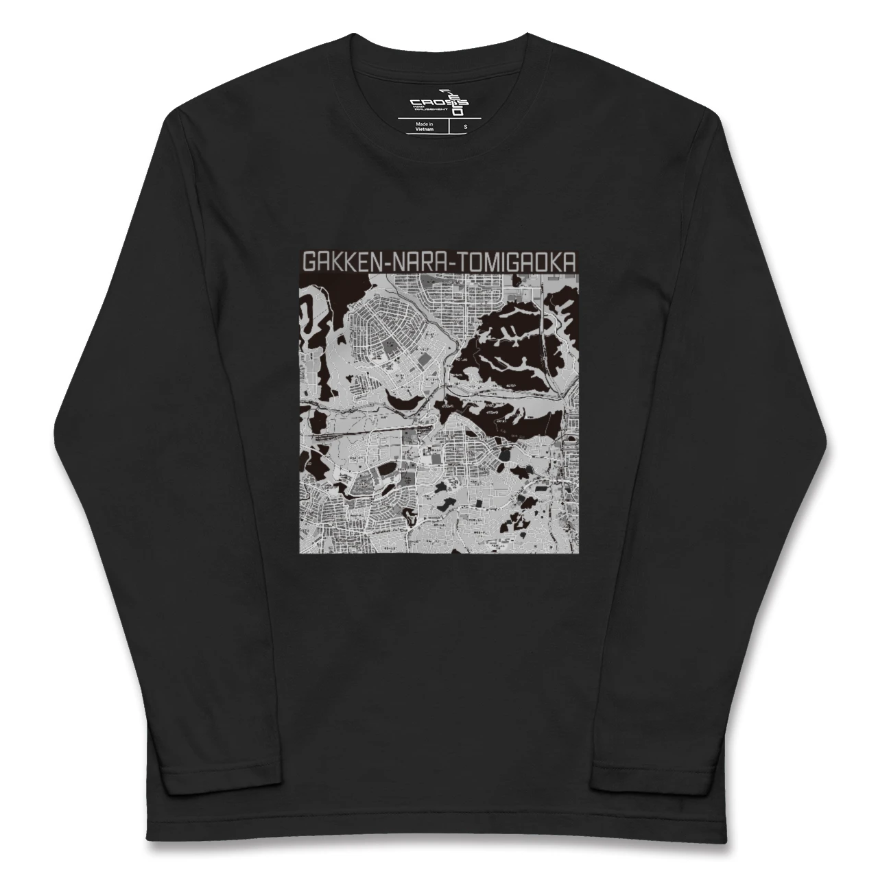 【学研奈良登美ヶ丘(奈良県)】地図柄ロングスリーブTシャツ