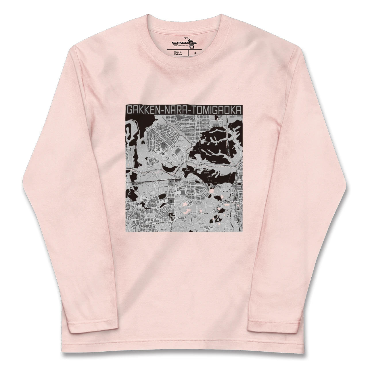 【学研奈良登美ヶ丘(奈良県)】地図柄ロングスリーブTシャツ