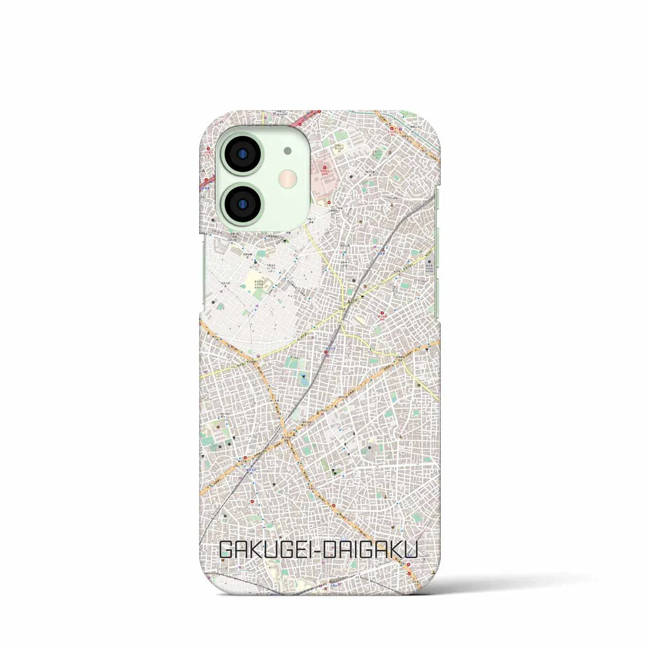 【学芸大学(東京都)】地図柄iPhoneケース(バックカバータイプ)
