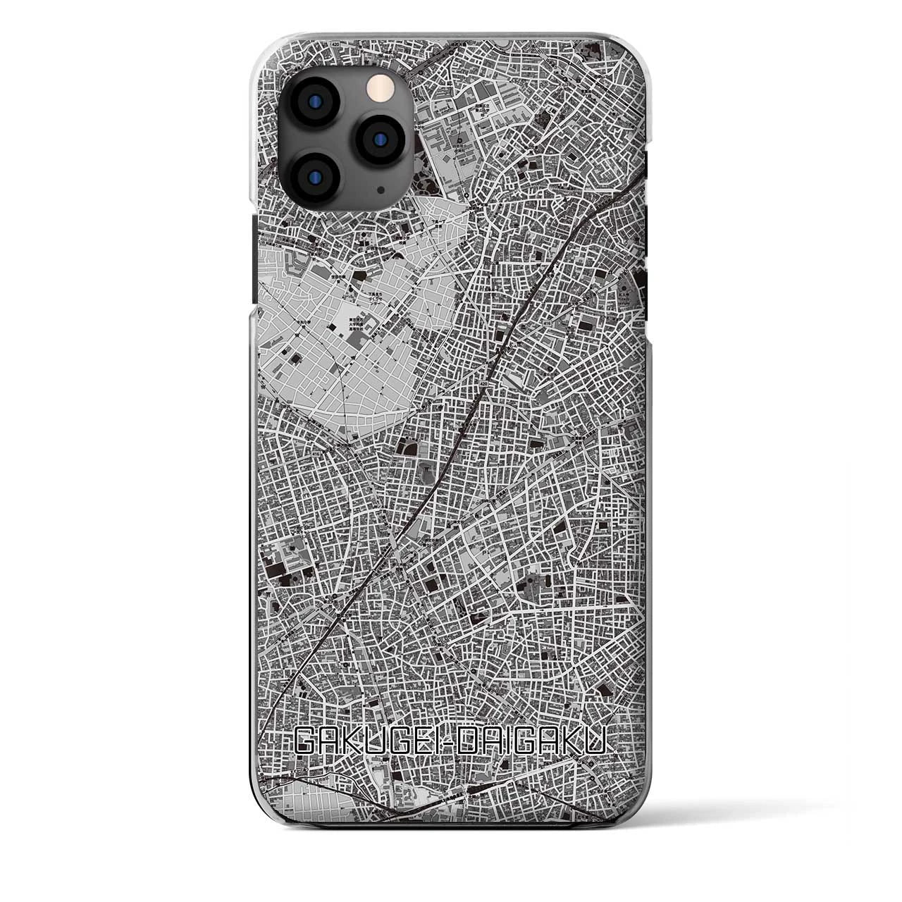 【学芸大学(東京都)】地図柄iPhoneケース(クリアタイプ)