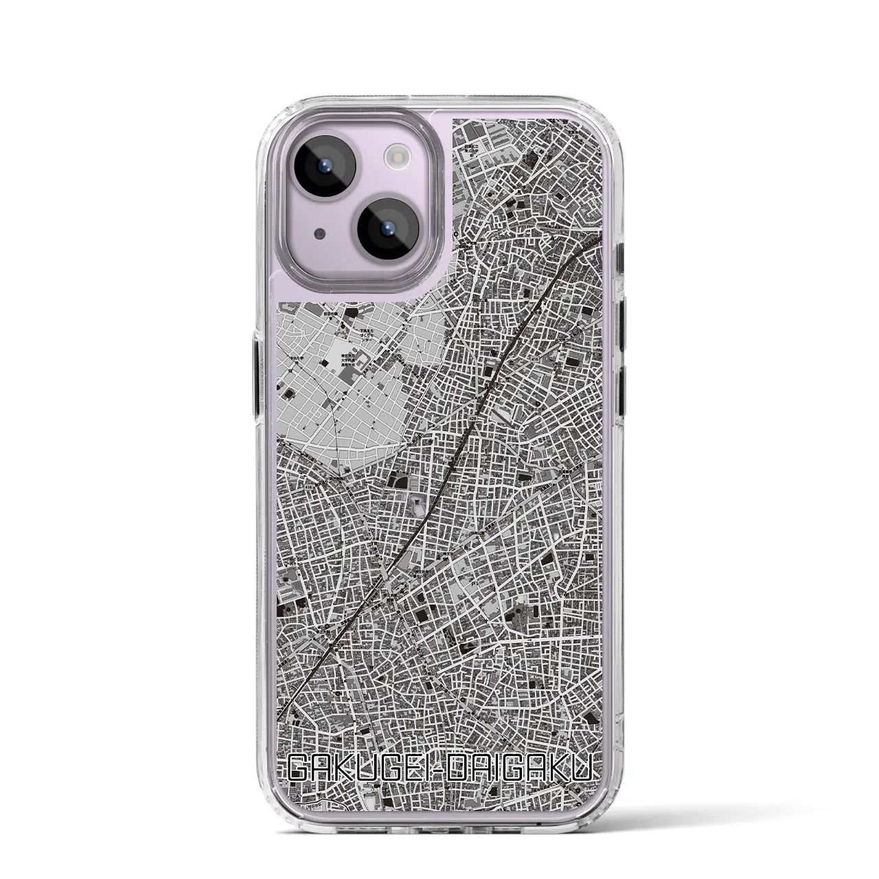 【学芸大学(東京都)】地図柄iPhoneケース(MagSafeタイプ)