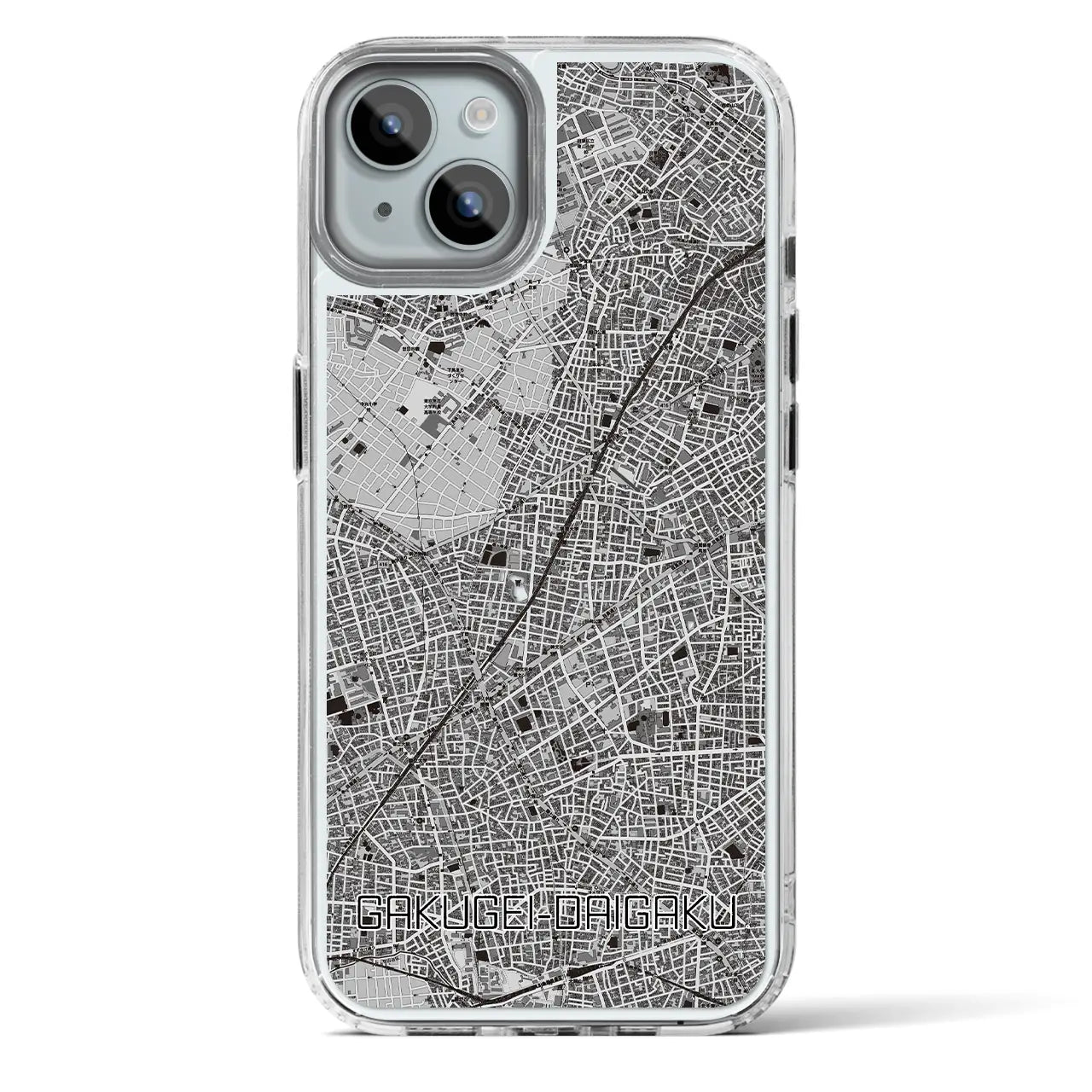 【学芸大学(東京都)】地図柄iPhoneケース(MagSafeタイプ)