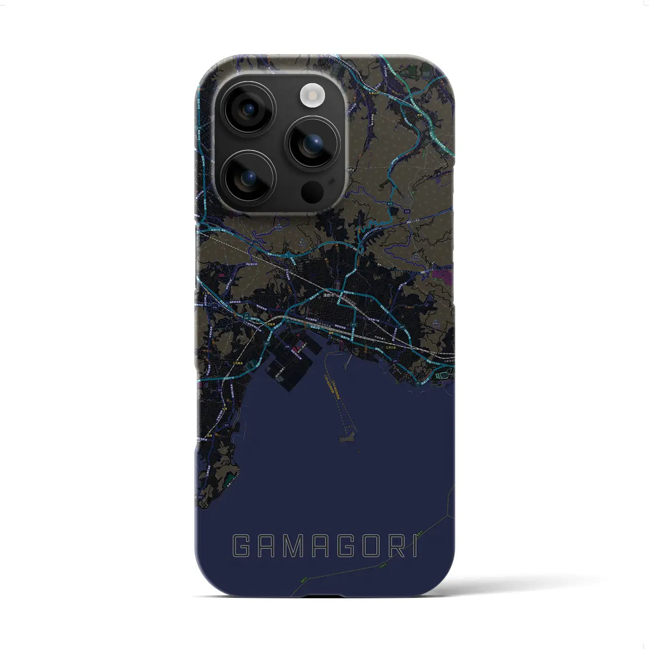 【蒲郡(愛知県)】地図柄iPhoneケース(バックカバータイプ)