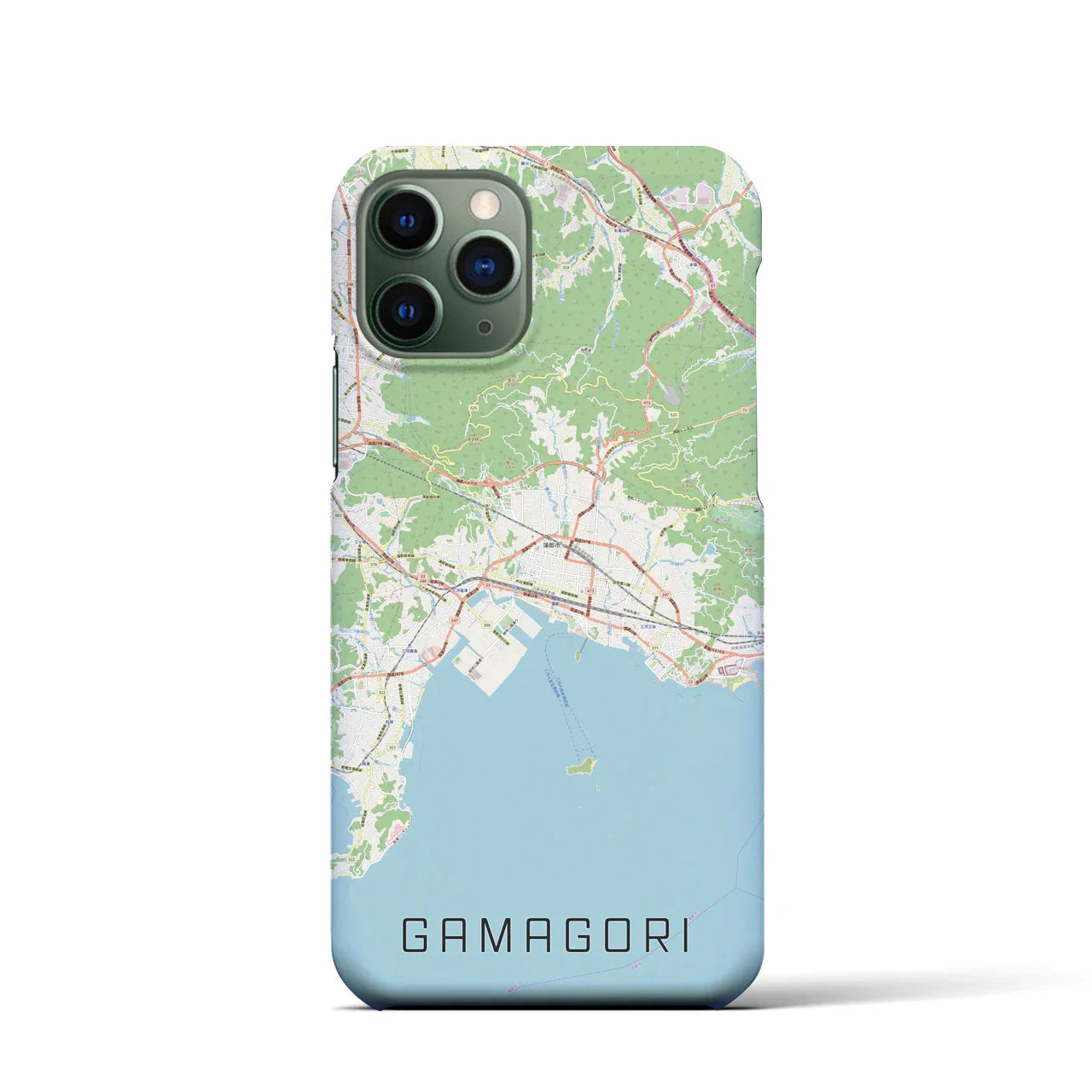 【蒲郡(愛知県)】地図柄iPhoneケース(バックカバータイプ)