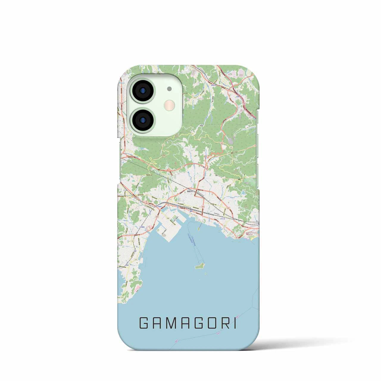 【蒲郡(愛知県)】地図柄iPhoneケース(バックカバータイプ)