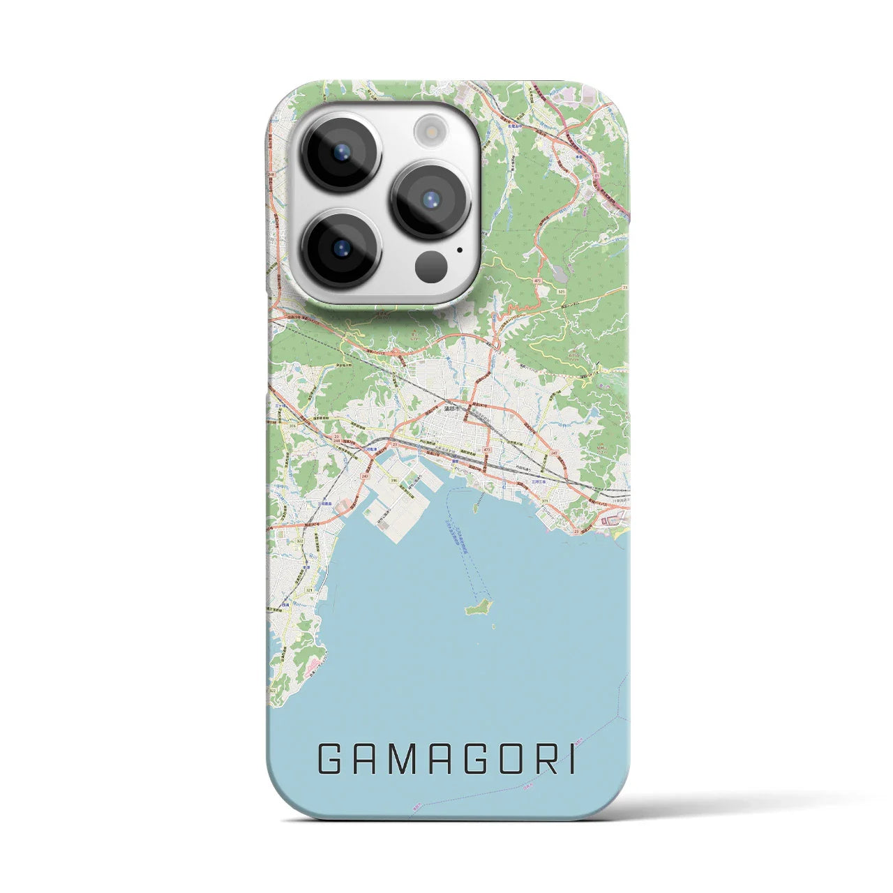 【蒲郡(愛知県)】地図柄iPhoneケース(バックカバータイプ)