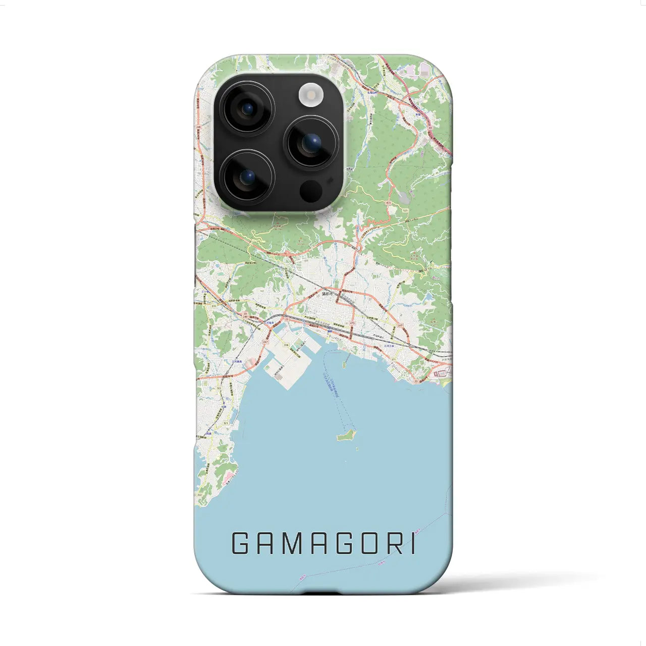 【蒲郡(愛知県)】地図柄iPhoneケース(バックカバータイプ)