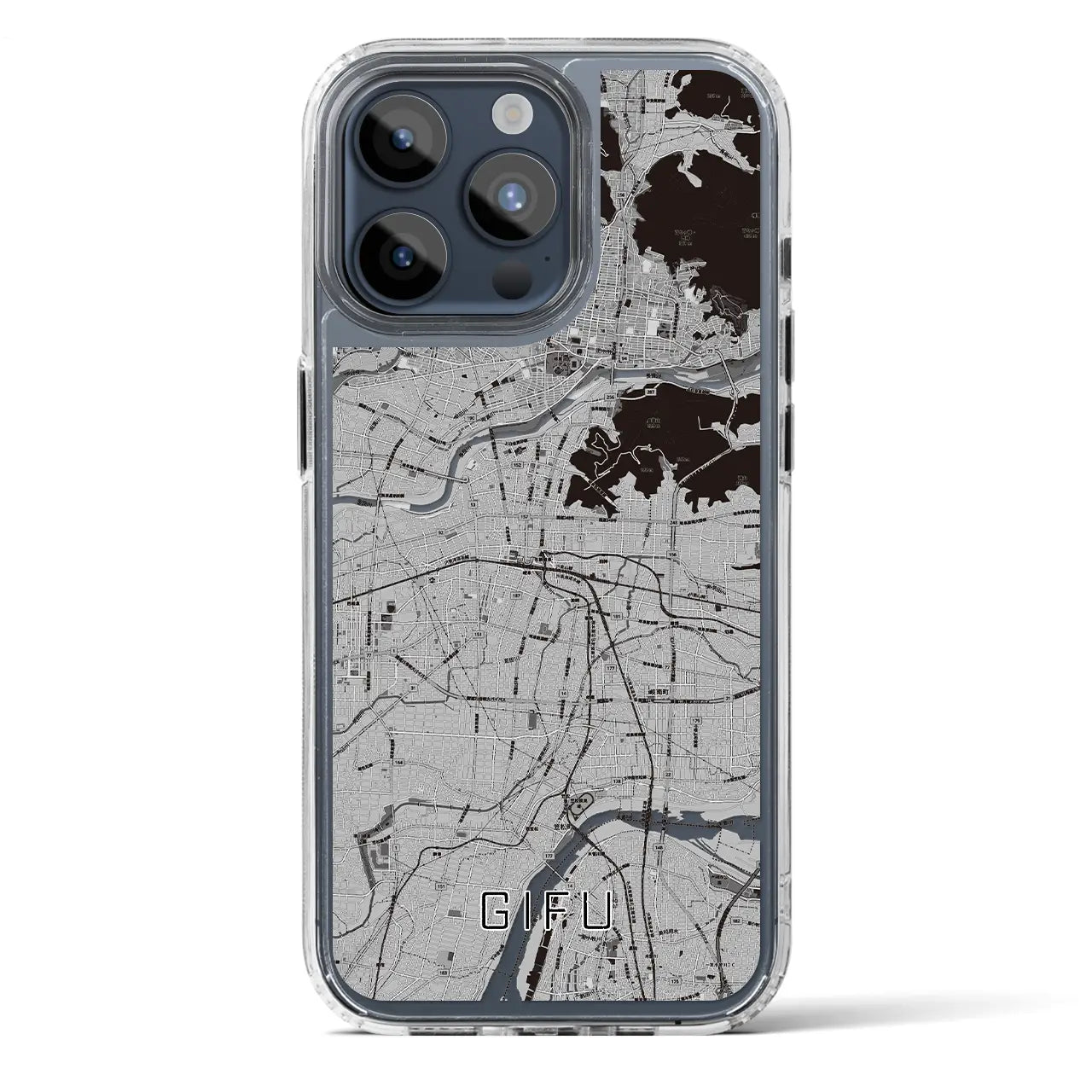 【岐阜(岐阜県)】地図柄iPhoneケース(MagSafeタイプ)