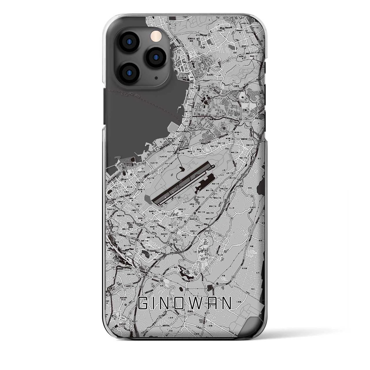 【宜野湾(沖縄県)】地図柄iPhoneケース(クリアタイプ)