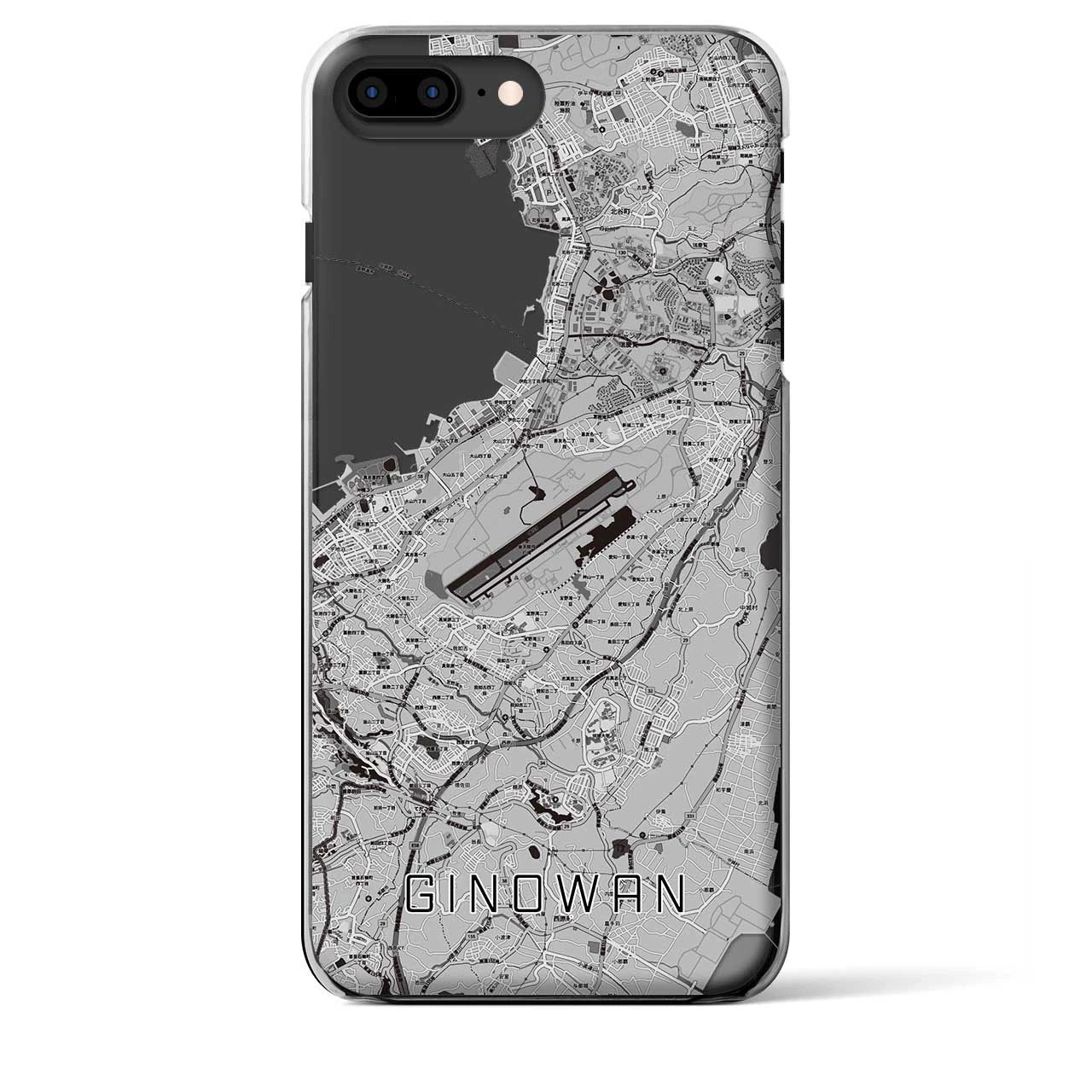 【宜野湾(沖縄県)】地図柄iPhoneケース(クリアタイプ)