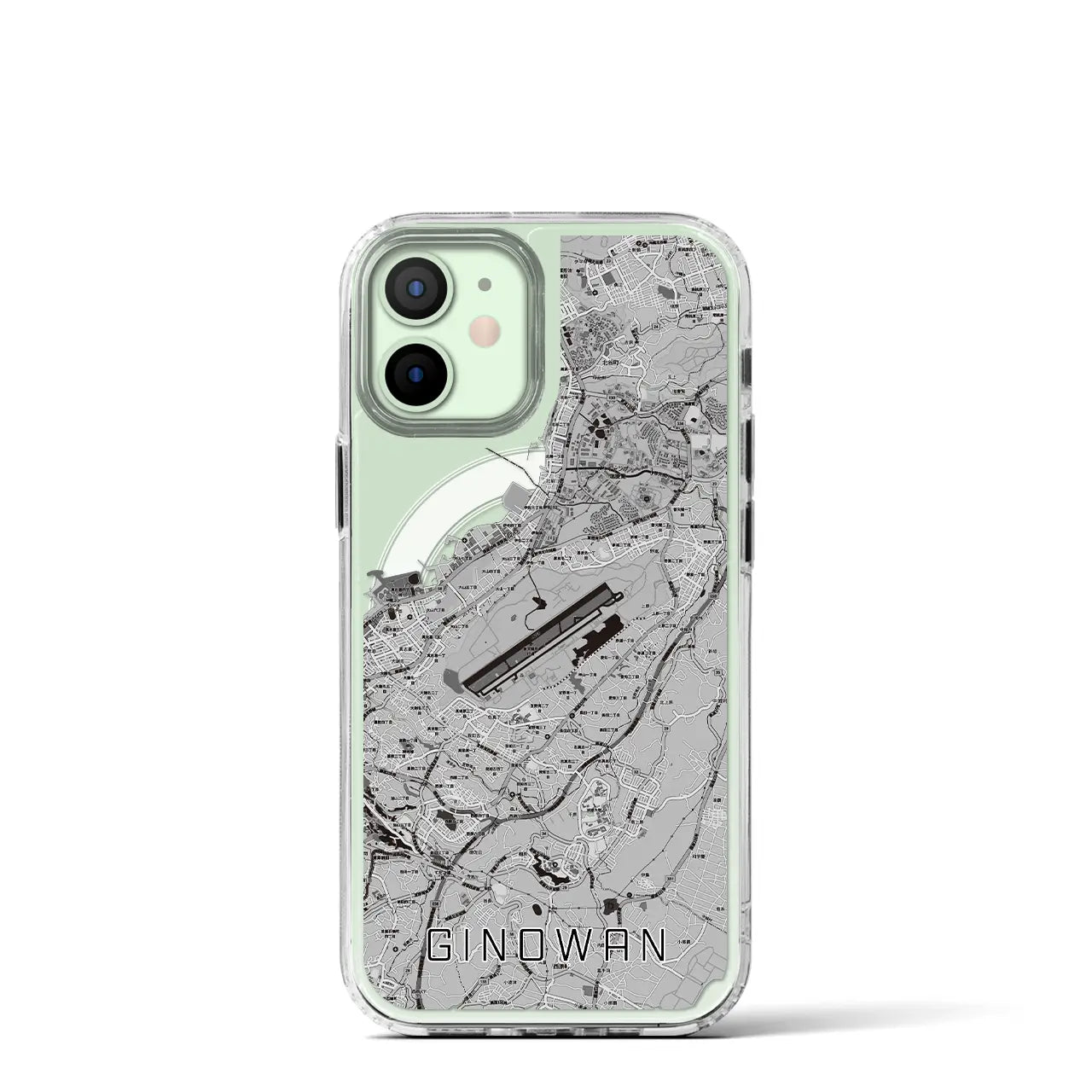 【宜野湾(沖縄県)】地図柄iPhoneケース(MagSafeタイプ)