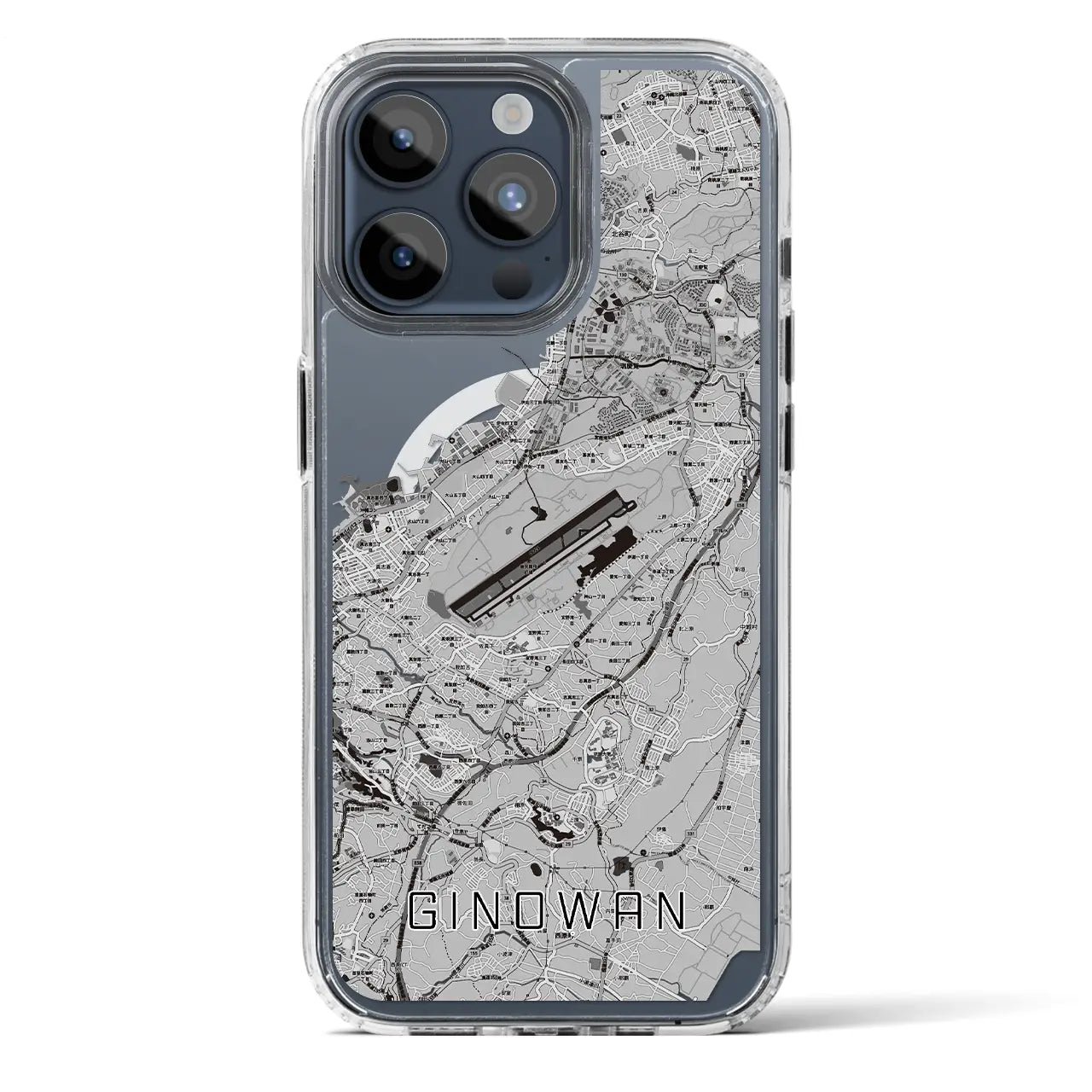 【宜野湾(沖縄県)】地図柄iPhoneケース(MagSafeタイプ)
