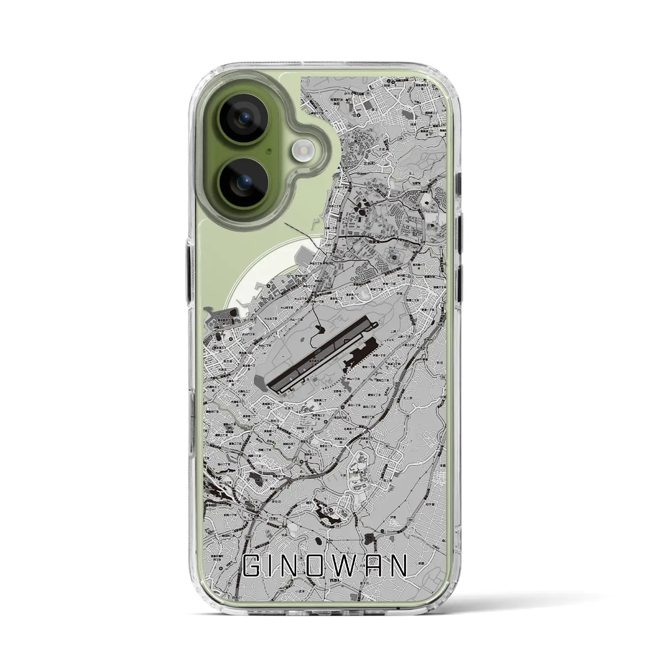 【宜野湾(沖縄県)】地図柄iPhoneケース(MagSafeタイプ)