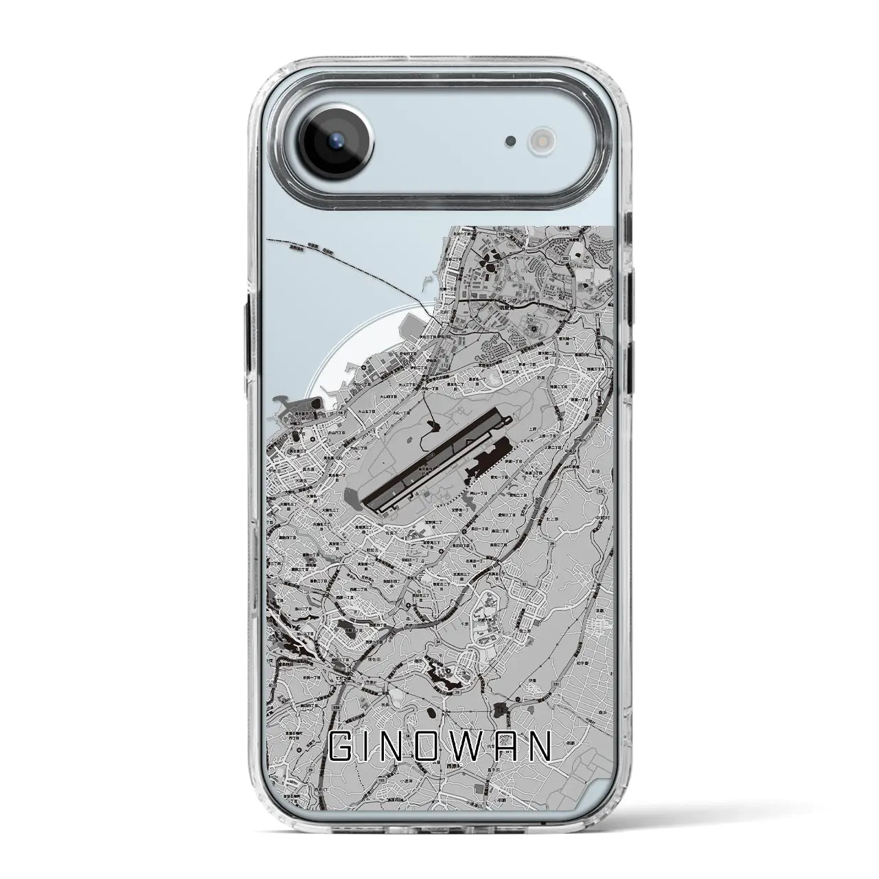 【宜野湾(沖縄県)】地図柄iPhoneケース(MagSafeタイプ)