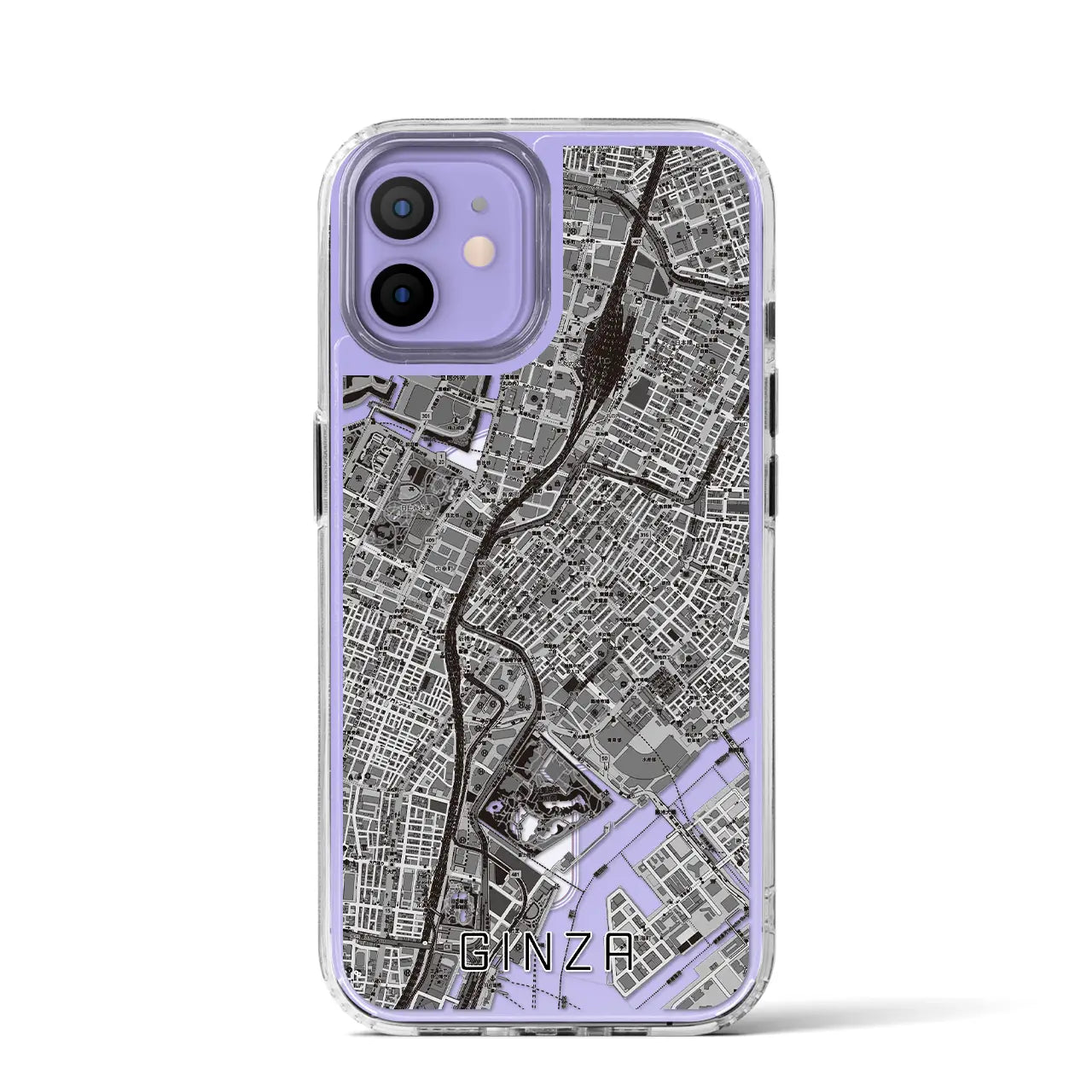 【銀座(東京都)】地図柄iPhoneケース(MagSafeタイプ)