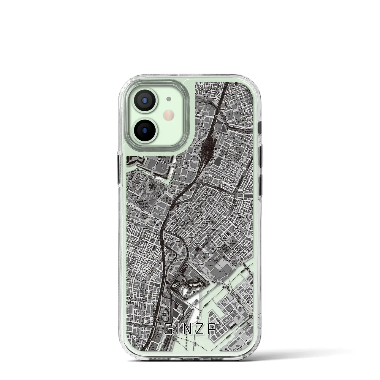 【銀座(東京都)】地図柄iPhoneケース(MagSafeタイプ)