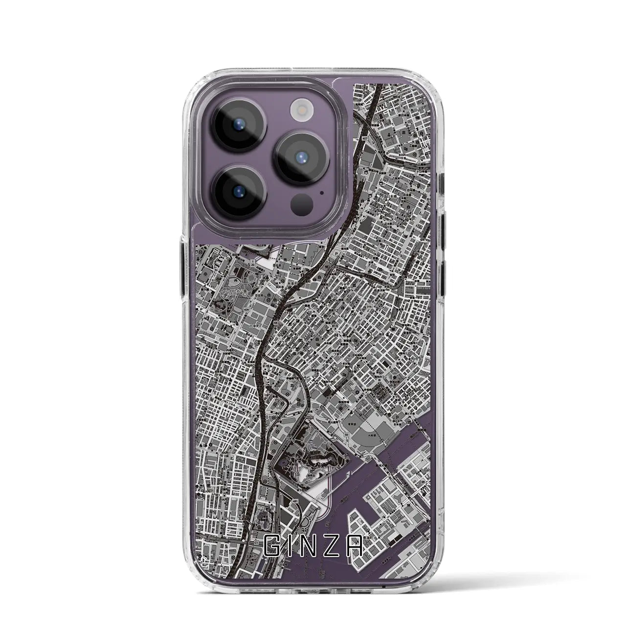 【銀座(東京都)】地図柄iPhoneケース(MagSafeタイプ)