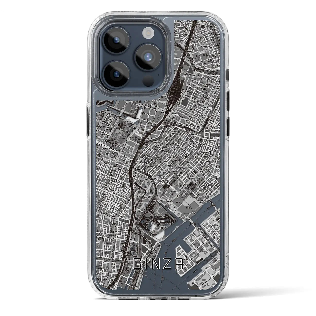 【銀座(東京都)】地図柄iPhoneケース(MagSafeタイプ)