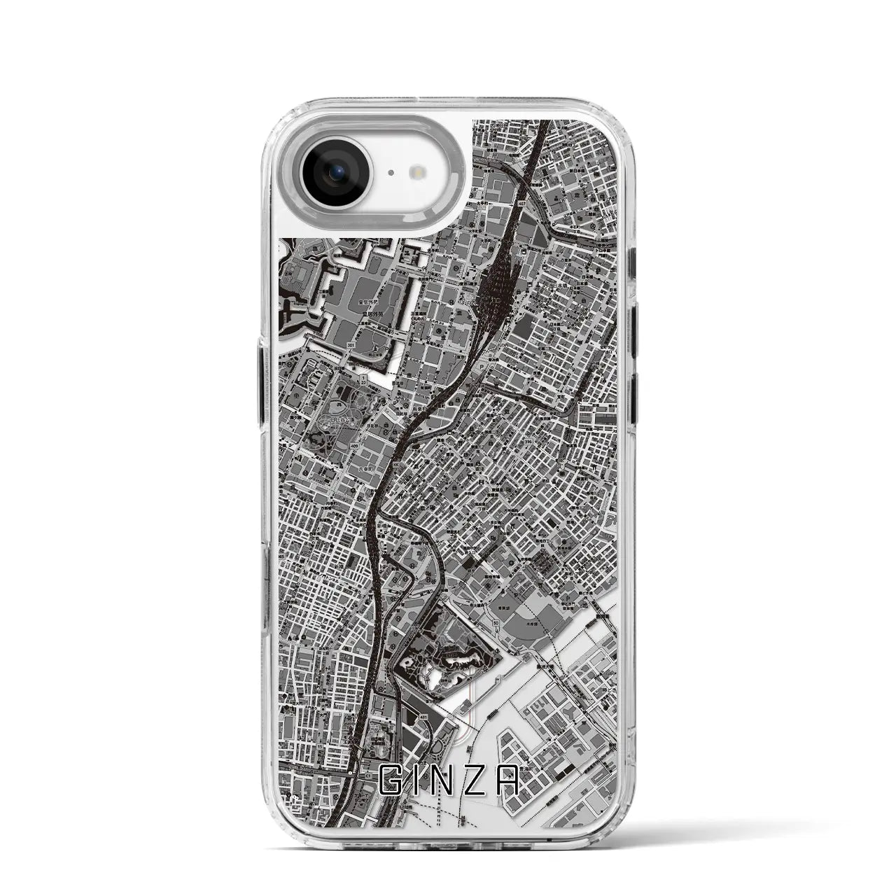 【銀座(東京都)】地図柄iPhoneケース(MagSafeタイプ)
