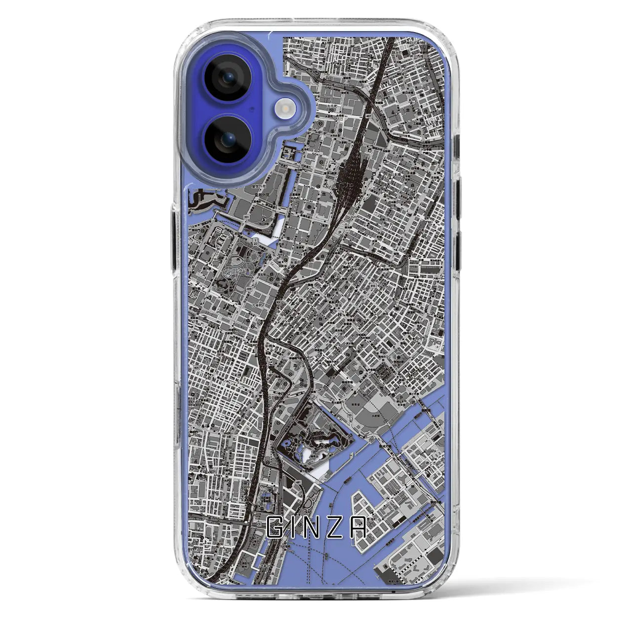 【銀座(東京都)】地図柄iPhoneケース(MagSafeタイプ)