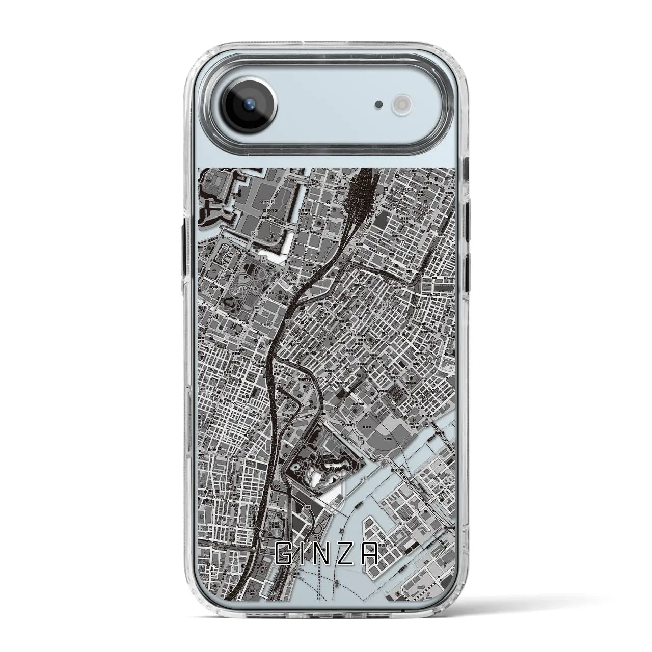 【銀座(東京都)】地図柄iPhoneケース(MagSafeタイプ)