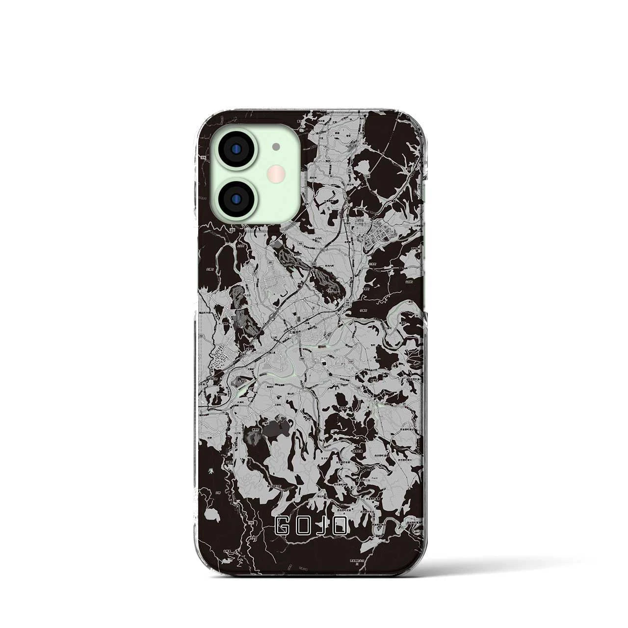 【五條(奈良県)】地図柄iPhoneケース(クリアタイプ)