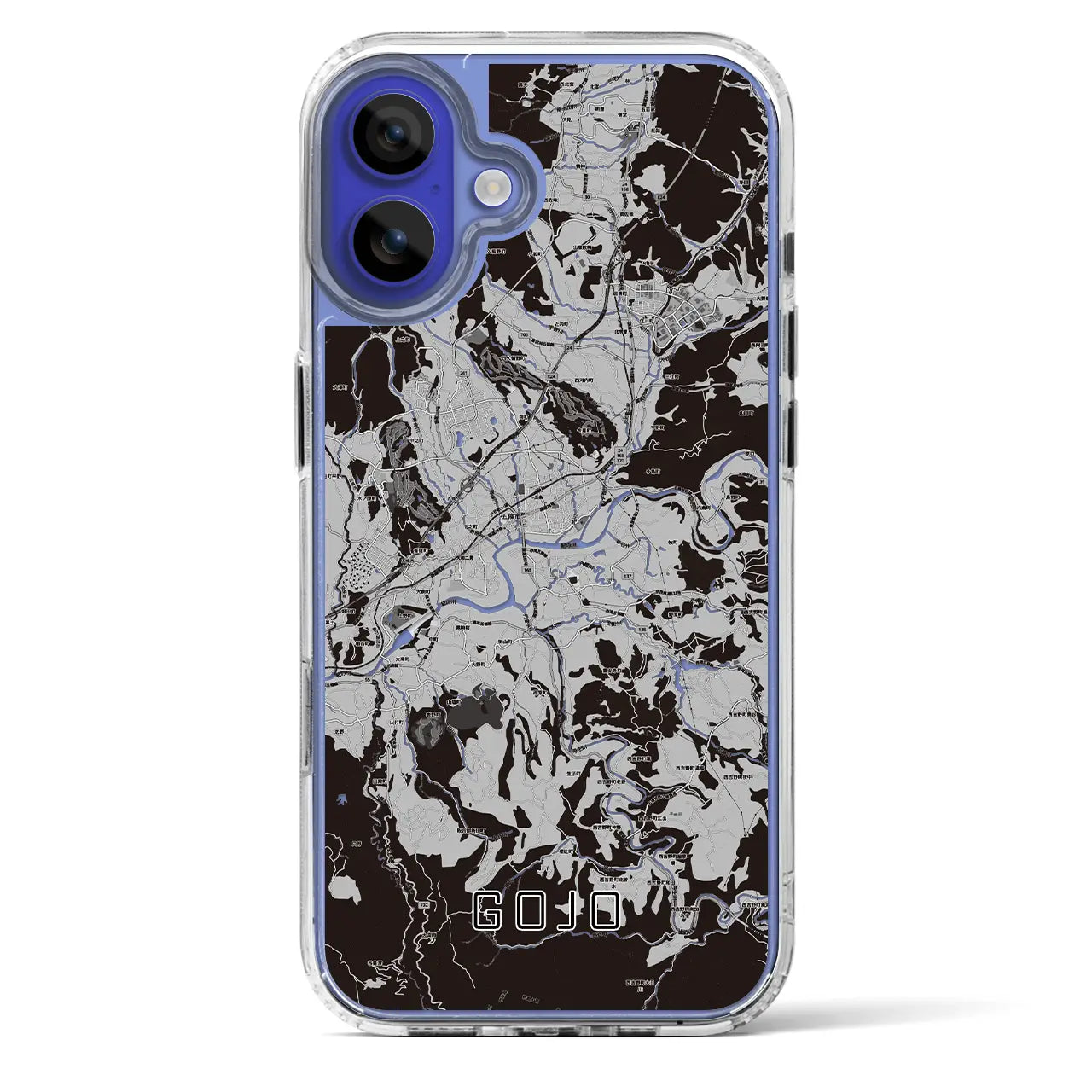 【五條(奈良県)】地図柄iPhoneケース(MagSafeタイプ)