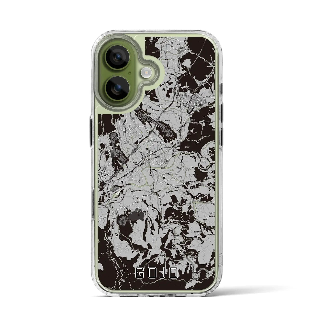 【五條(奈良県)】地図柄iPhoneケース(MagSafeタイプ)