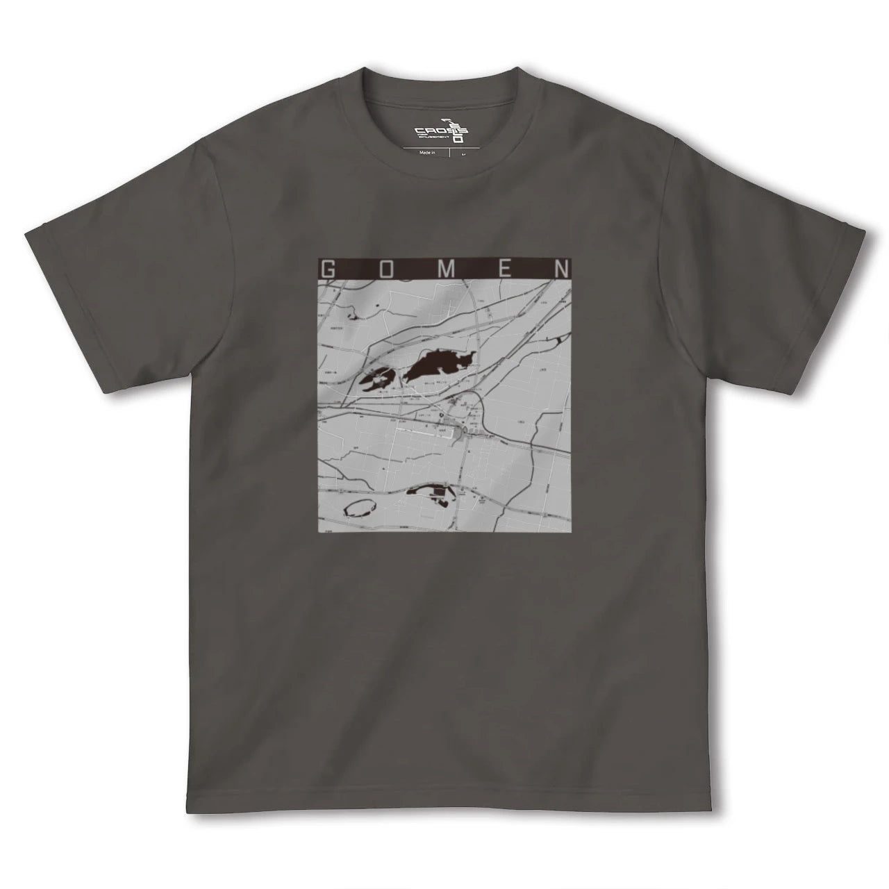 【後免(高知県)】地図柄ヘビーウェイトTシャツ