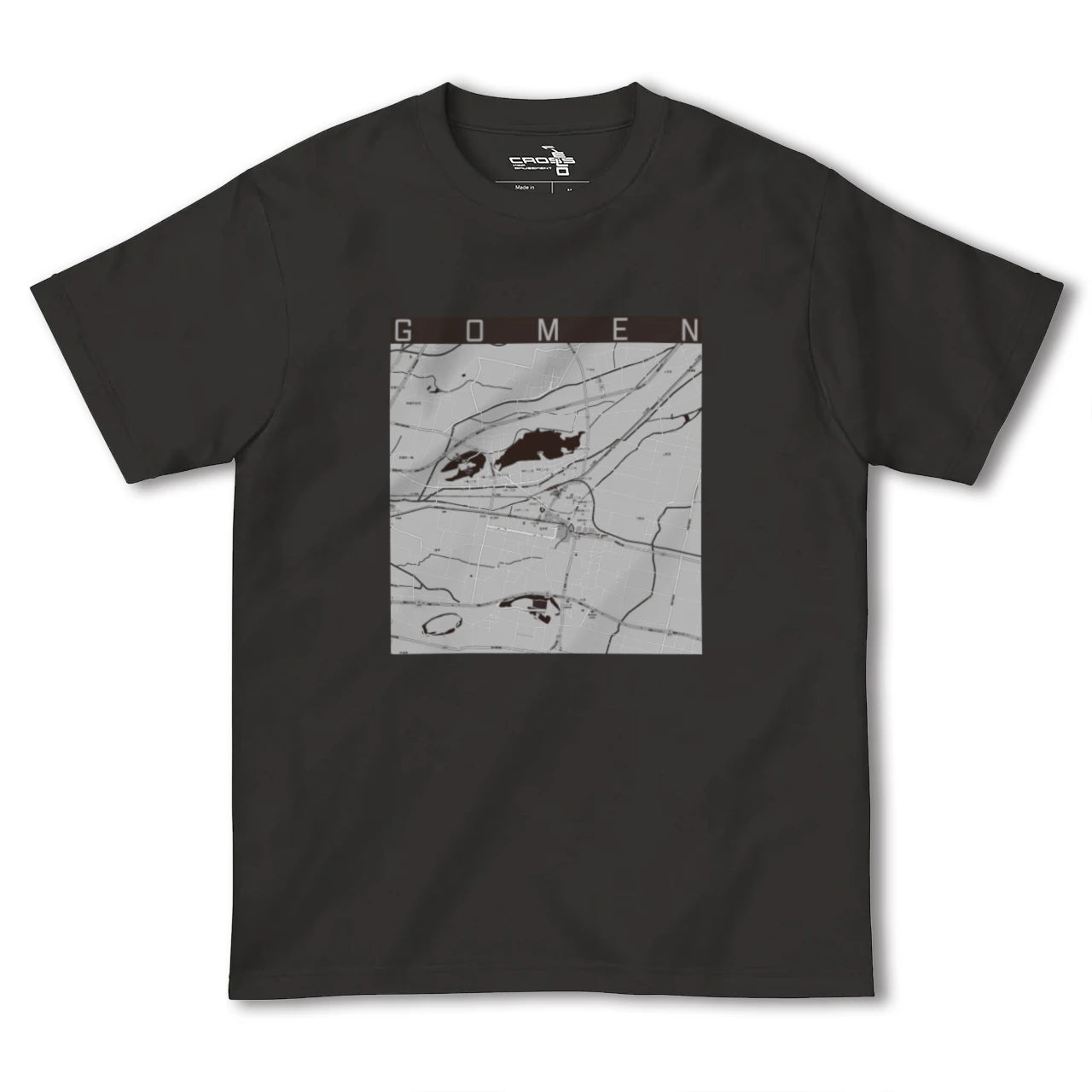 【後免(高知県)】地図柄ヘビーウェイトTシャツ