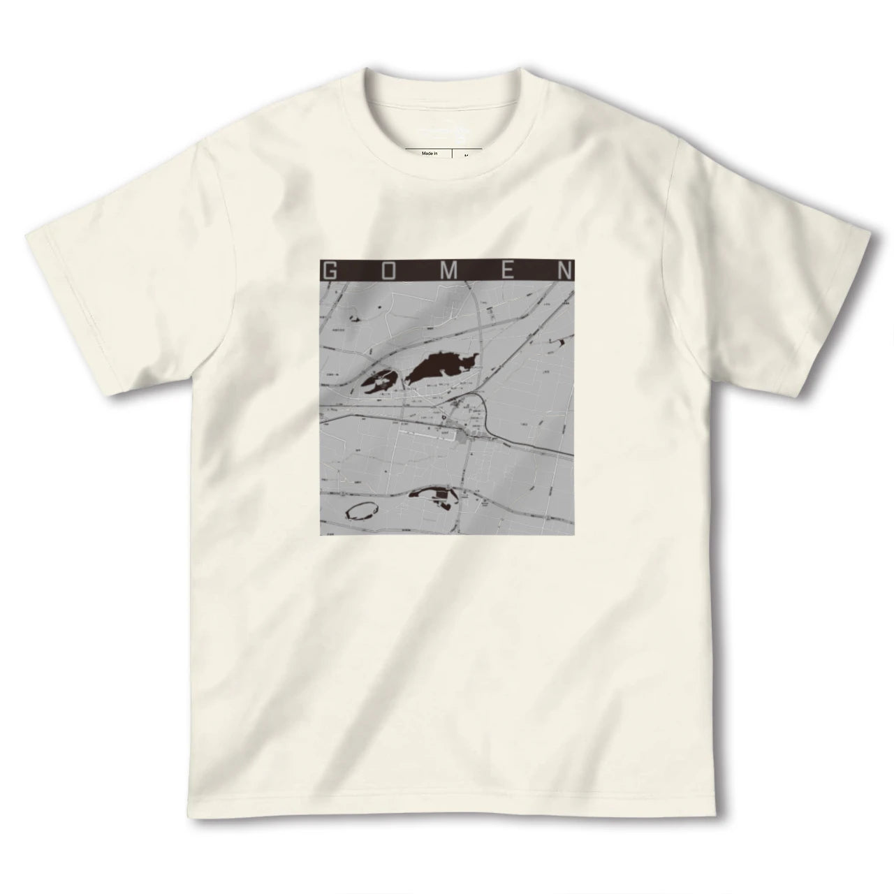 【後免(高知県)】地図柄ヘビーウェイトTシャツ