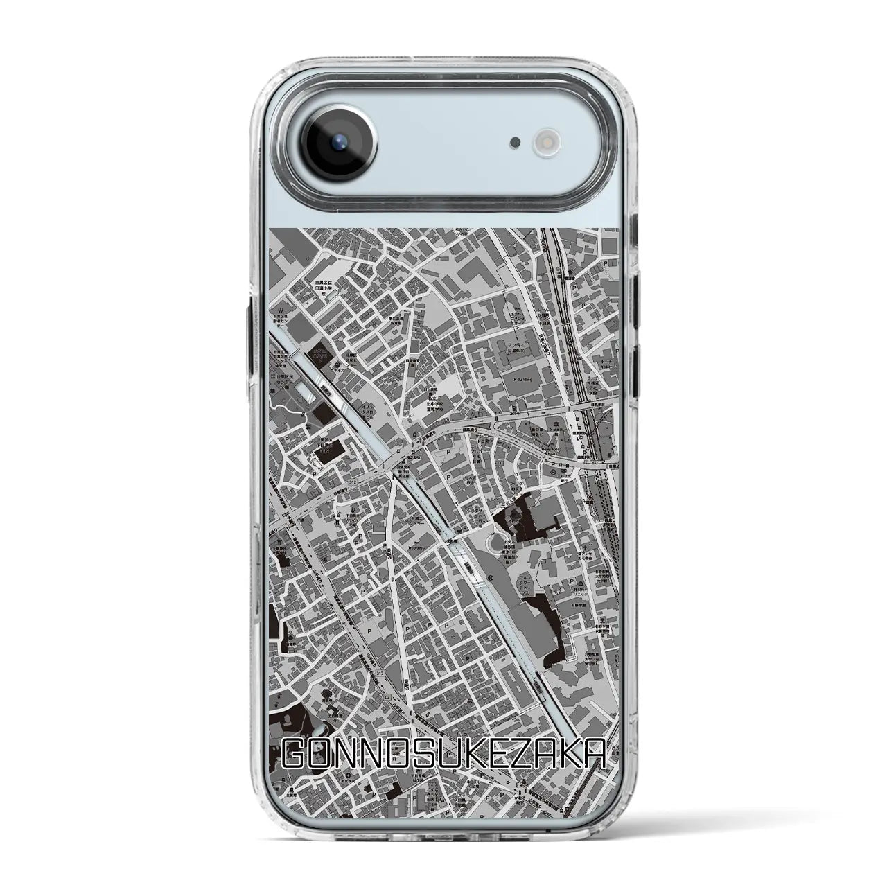 【権之助坂(東京都)】地図柄iPhoneケース(MagSafeタイプ)